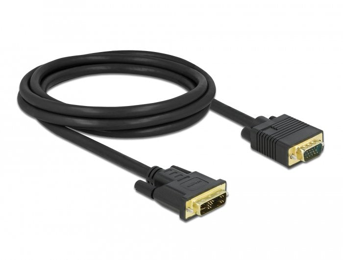 Delock Cable Dvi 12+5 Macho A Vga Macho 2 M