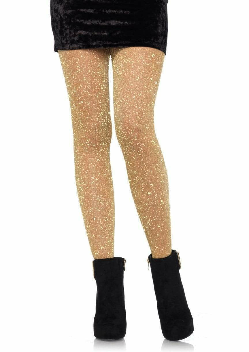 Leg Avenue - Medias Transparentes Doradas