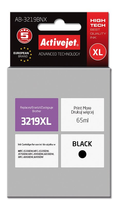 EAN 5901443108580 - Activejet AB-3219BNX cartucho de tinta 1 pieza(s) Compatible Alto rendimiento (XL) imagen 1