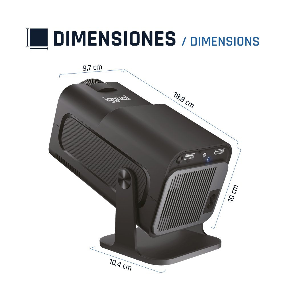 EAN 8435364319208 - iggual MP1080p Módulo proyector 300 lúmenes ANSI LED 1080p (1920x1080) Negro imagen 5