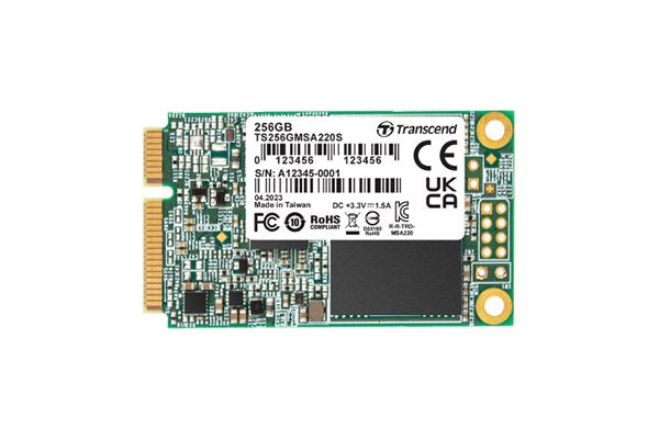 EAN 0760557862406 - Transcend 220S 256 GB mSATA Serial ATA III 3D NAND imagen 1