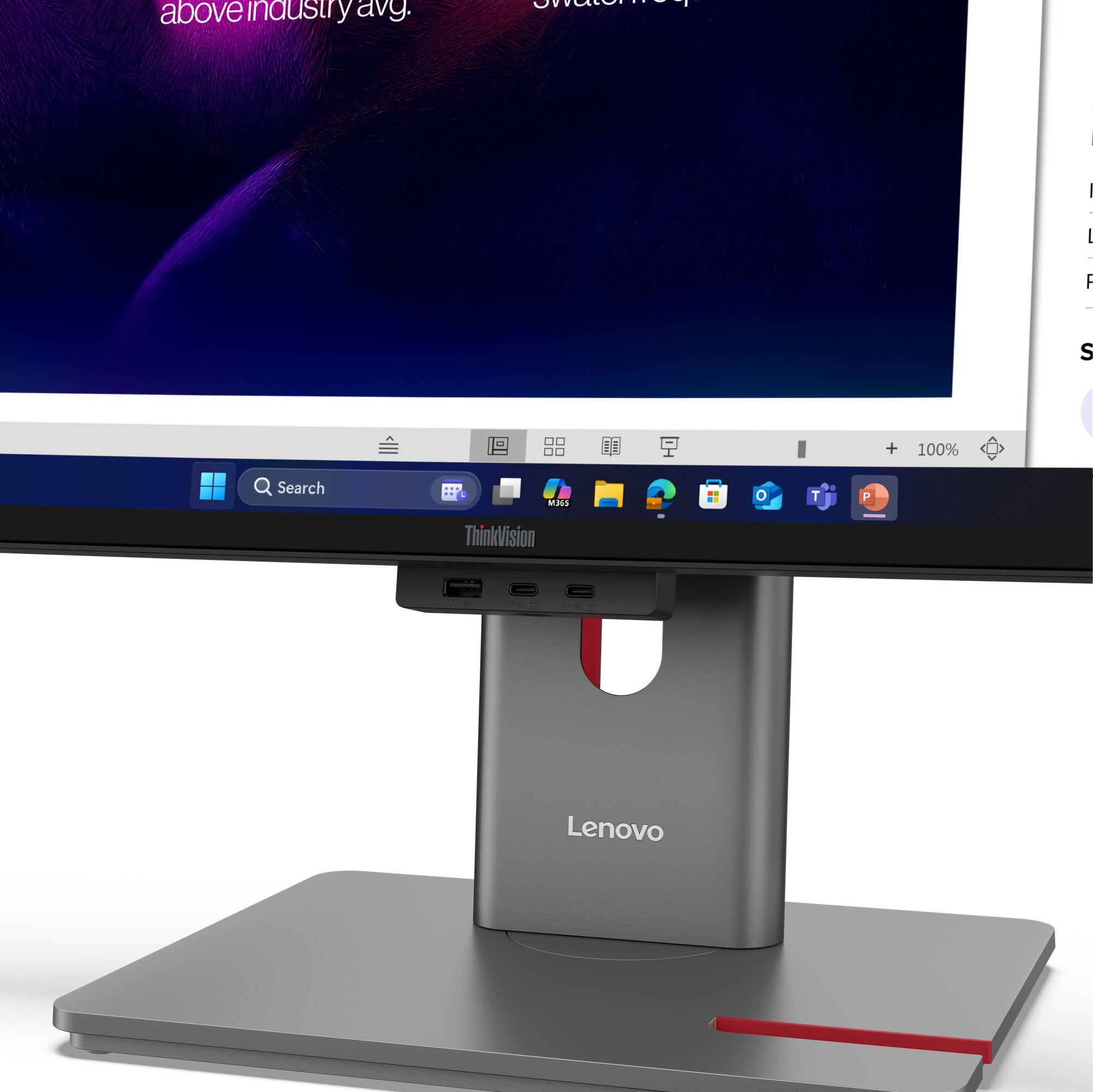 EAN 0199274964429 - Lenovo ThinkVision P40WD-40 pantalla para PC 100,8 cm (39.7") 5120 x 2160 Pixeles LCD Negro imagen 10