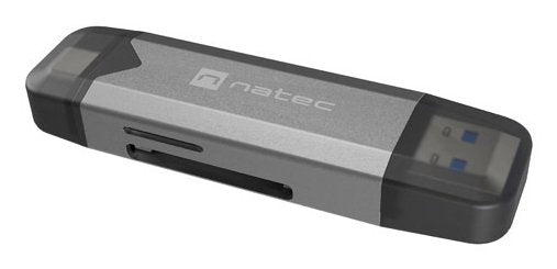 Lector De Tarjetas Natec Scarab 3 Usb 3.1 Gen 1 Usb-A + Usb-C Sd/Micro Sd