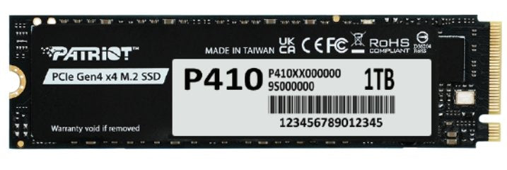 EAN 4711378431056 - Patriot Memory P410 1 TB M.2 PCI Express NVMe imagen 1