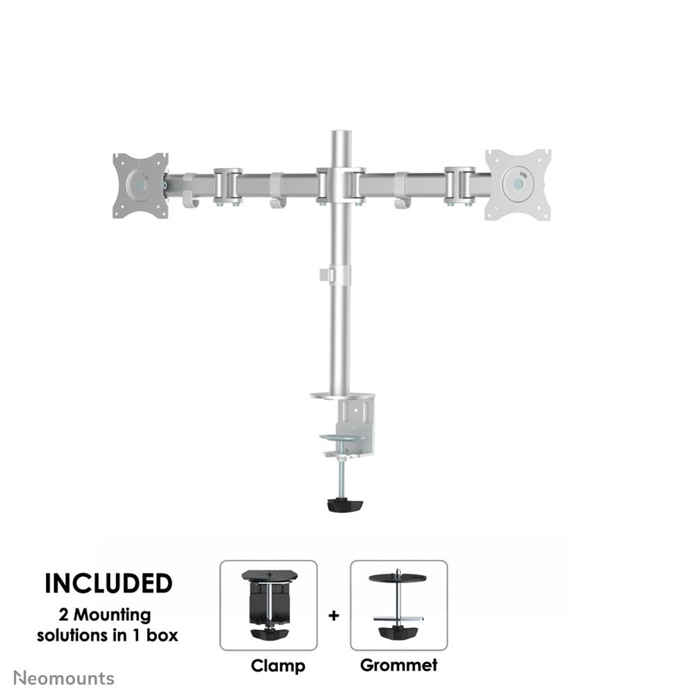 Monitor Acc Desk Mount 10-27"/Nm-D135dsilver Neomounts