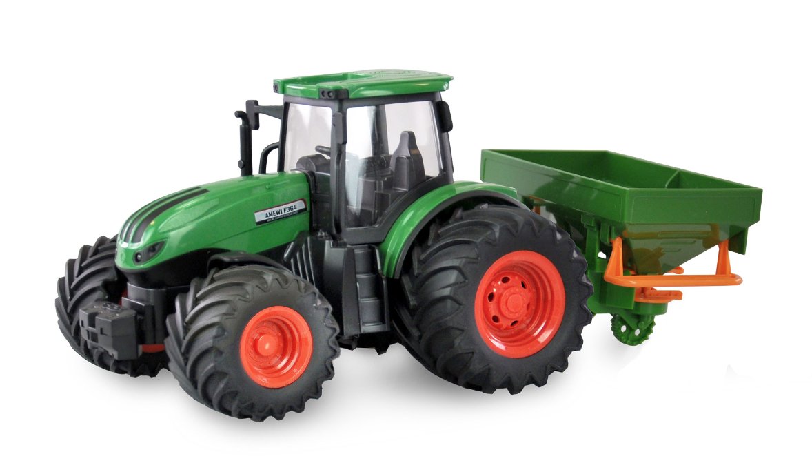 Amewi Rc Traktor Con Düngermreuer Liion 500mah Verde 6+
