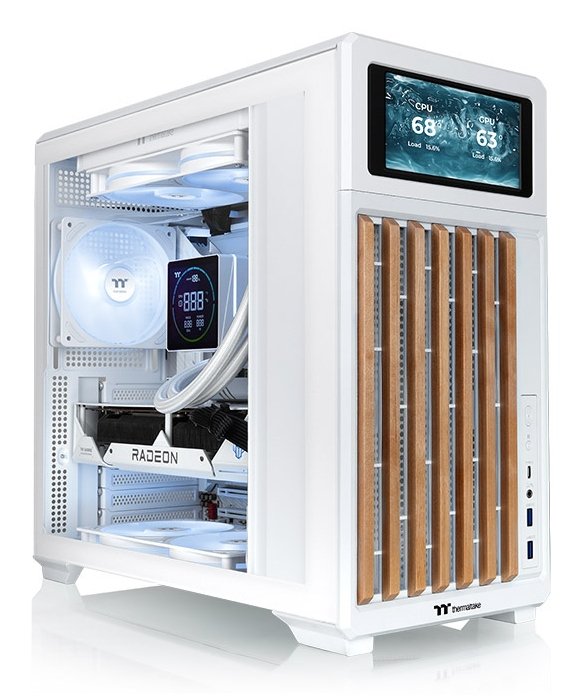 EAN 4711658547170 - Thermaltake TR300 WS Midi Tower Blanco, Madera imagen 1