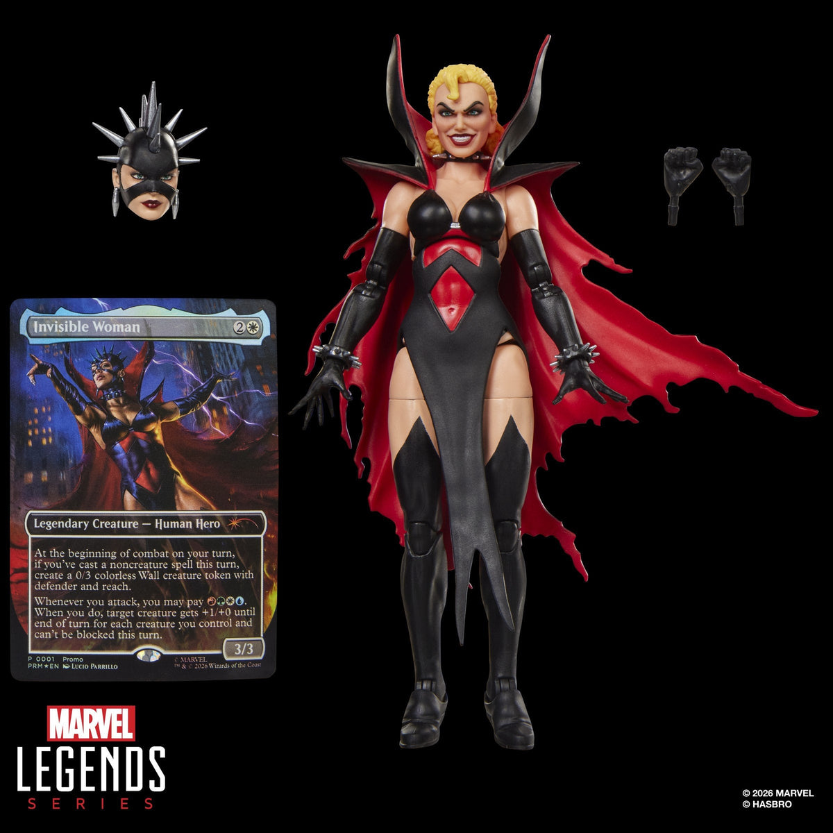Figura Hasbro Marvel Legends Series X Magic: The Gathering Malice (Sue Storm)