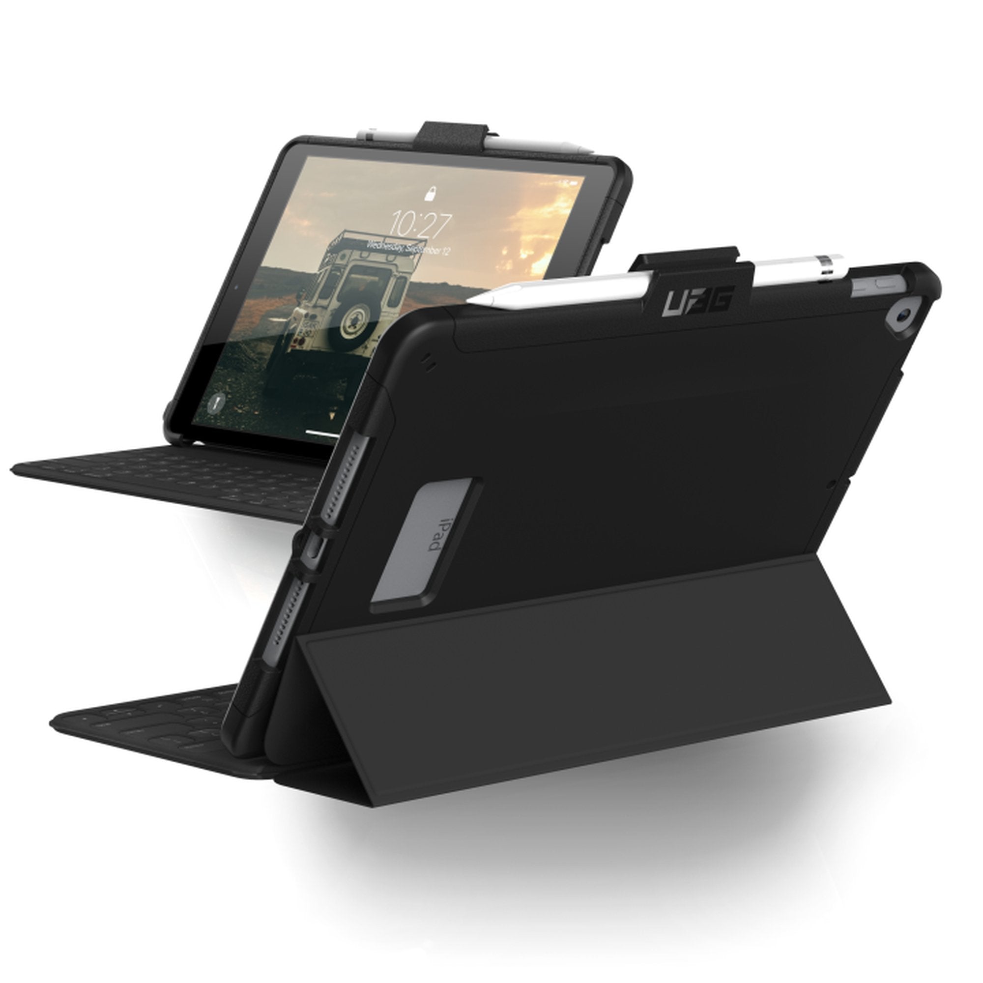 Funda Uag Poly Bag Apple Ipad (7/8/9th Gen 10.2") Scout - Negro