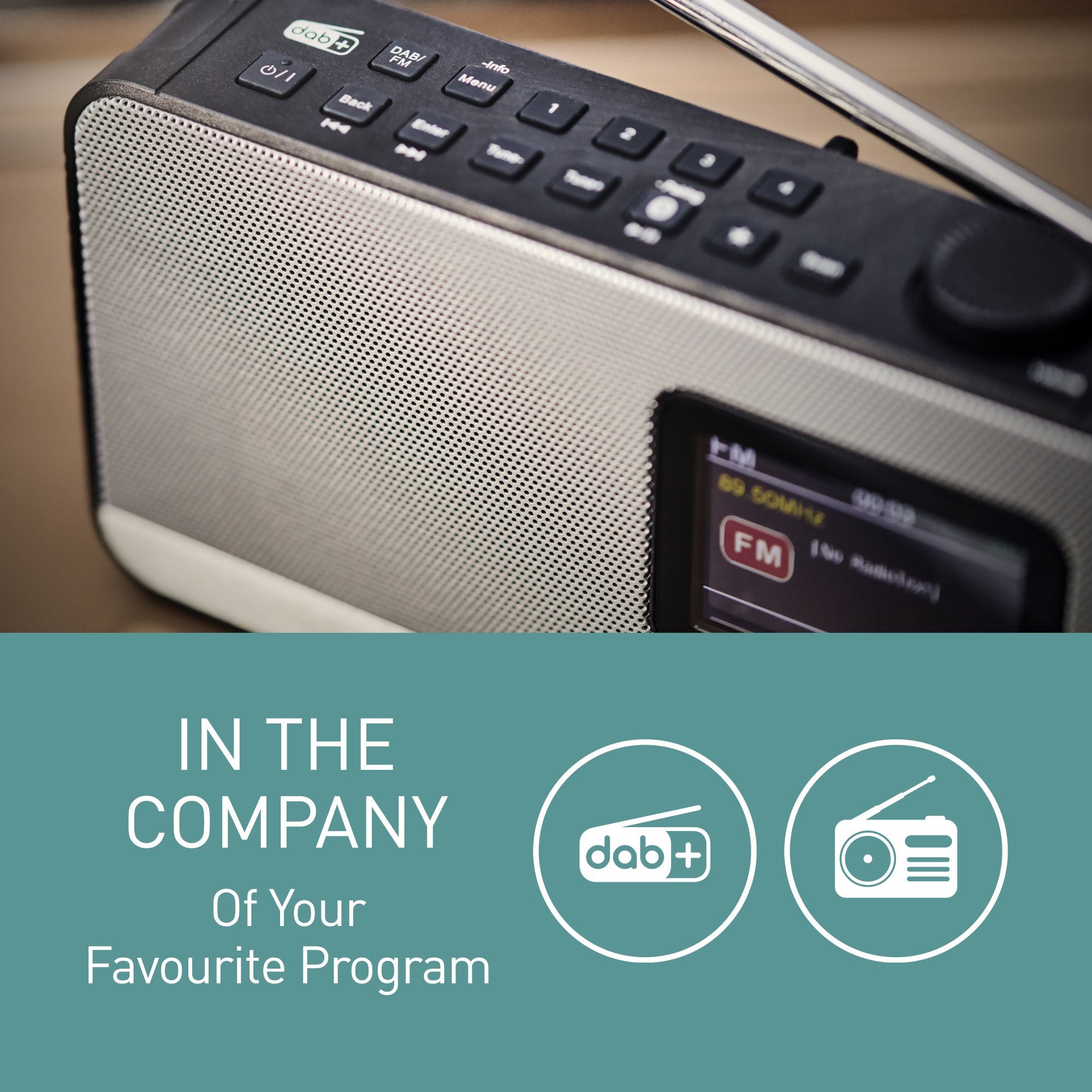 Radio Digital Port. Dab+/Fm 1w Cons Color Negro