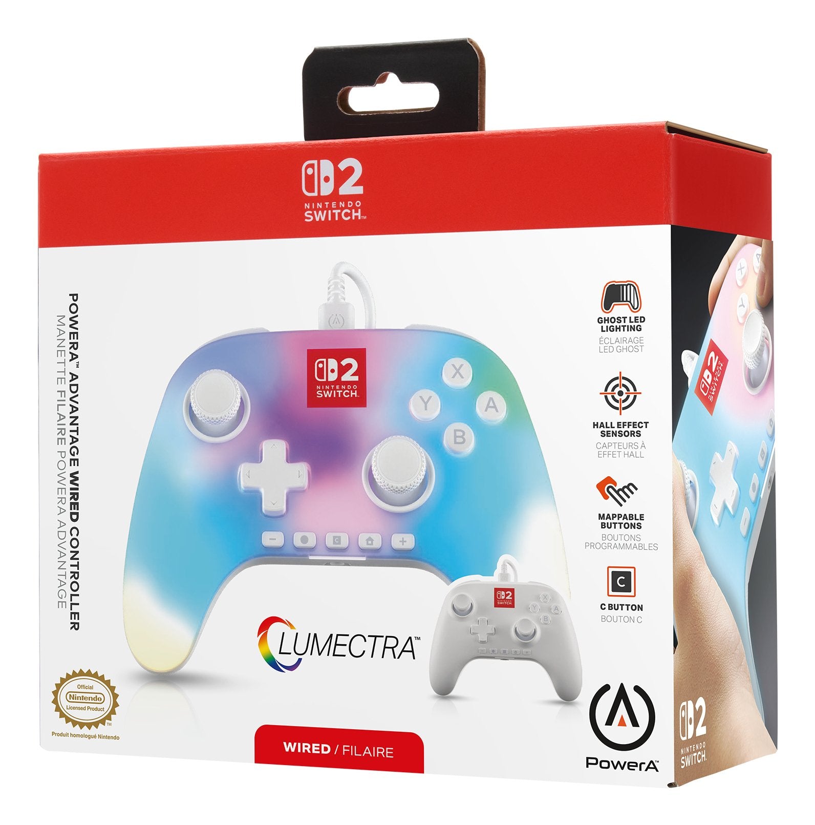EAN 0617885152917 - PowerA Advantage Blanco USB Gamepad Analógico/Digital Nintendo Switch 2 imagen 4