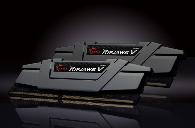 Memoria Ram G.Skill Ddr4 16gb Pc3200 C16 Ripv Kit X 2 2x8gb;1,35v,Ripjawsv Grey,18
