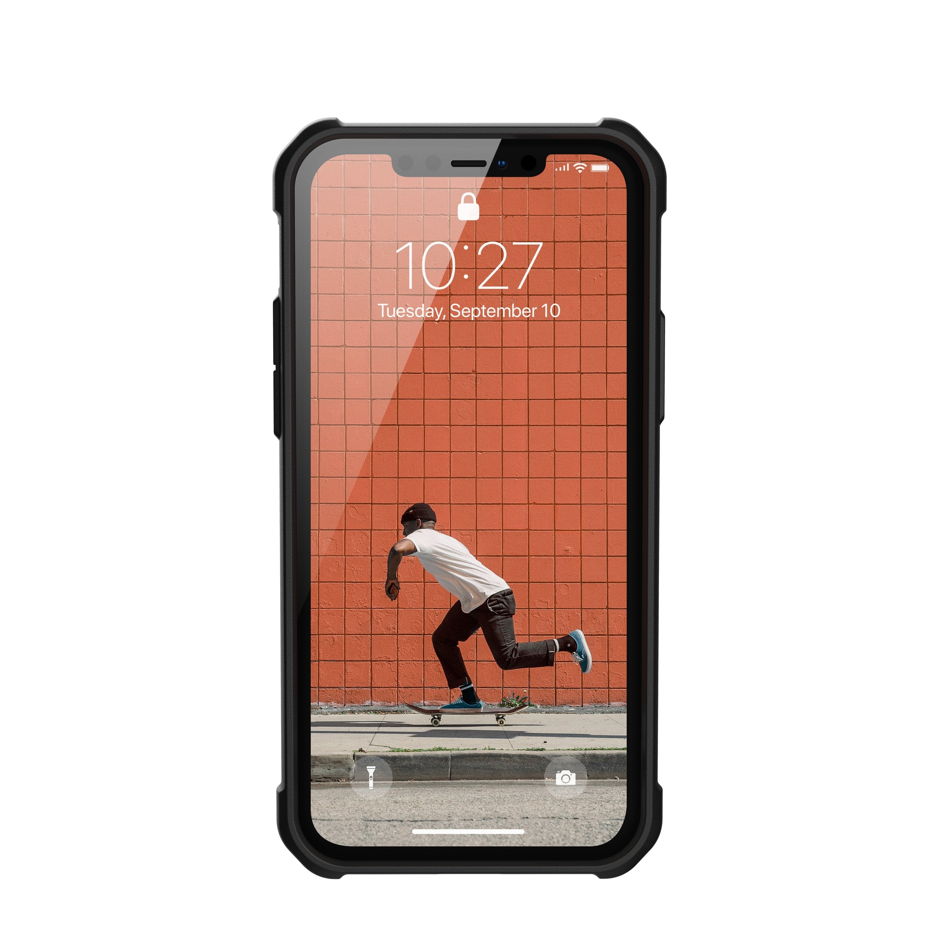 Uag Funda Protectora Para Apple Iphone 12 / 12 Pro (6,1") Metropolis Lt Leather Negro, 2 Años.