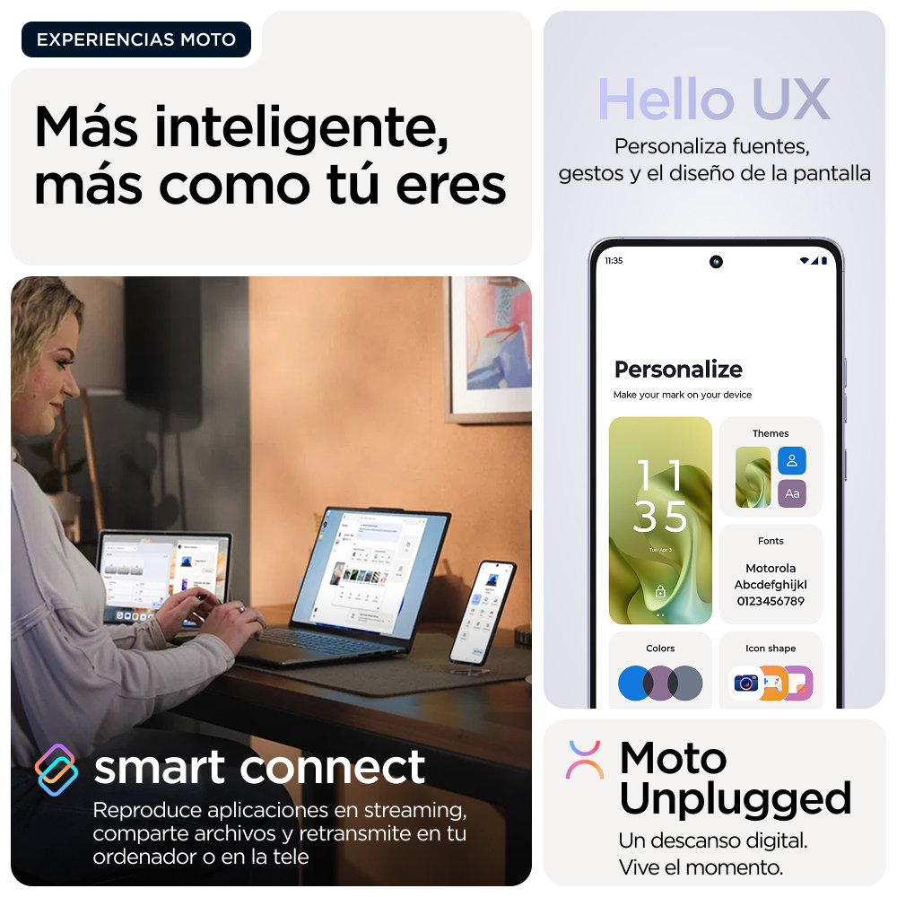 EAN 8033779080500 - Motorola moto g86 5G 16,9 cm (6.67") SIM doble Android 15 USB Tipo C 8 GB 256 GB 5200 mAh Lila imagen 11