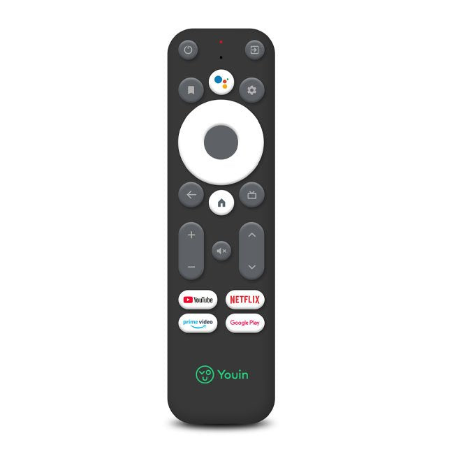 Receptor You-Box T2 Youin Android Tv 12.0 Con Sintonizador Tdt Dv-T2 Hevc Chromecast Google Assistant 2gb Ram 8gb Rom Usb 3.0 Ethernet