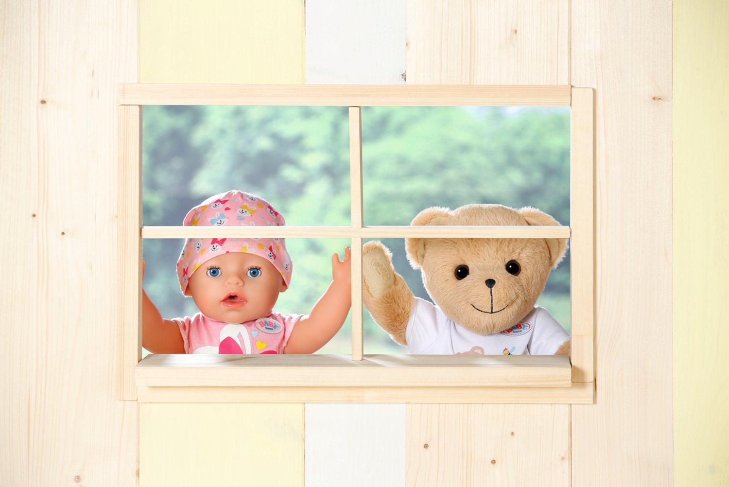 Muñeco Peluche Osito Blanco Baby Born 36cm