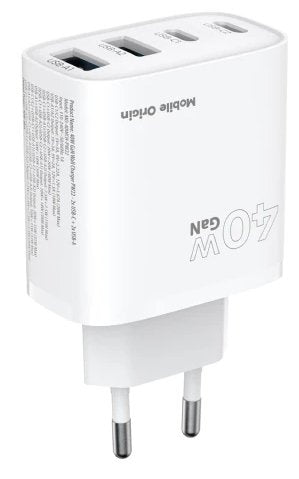 Mobile Origin 40w Gan Charger Pw22 2x Usb-C + 2x Usb-A