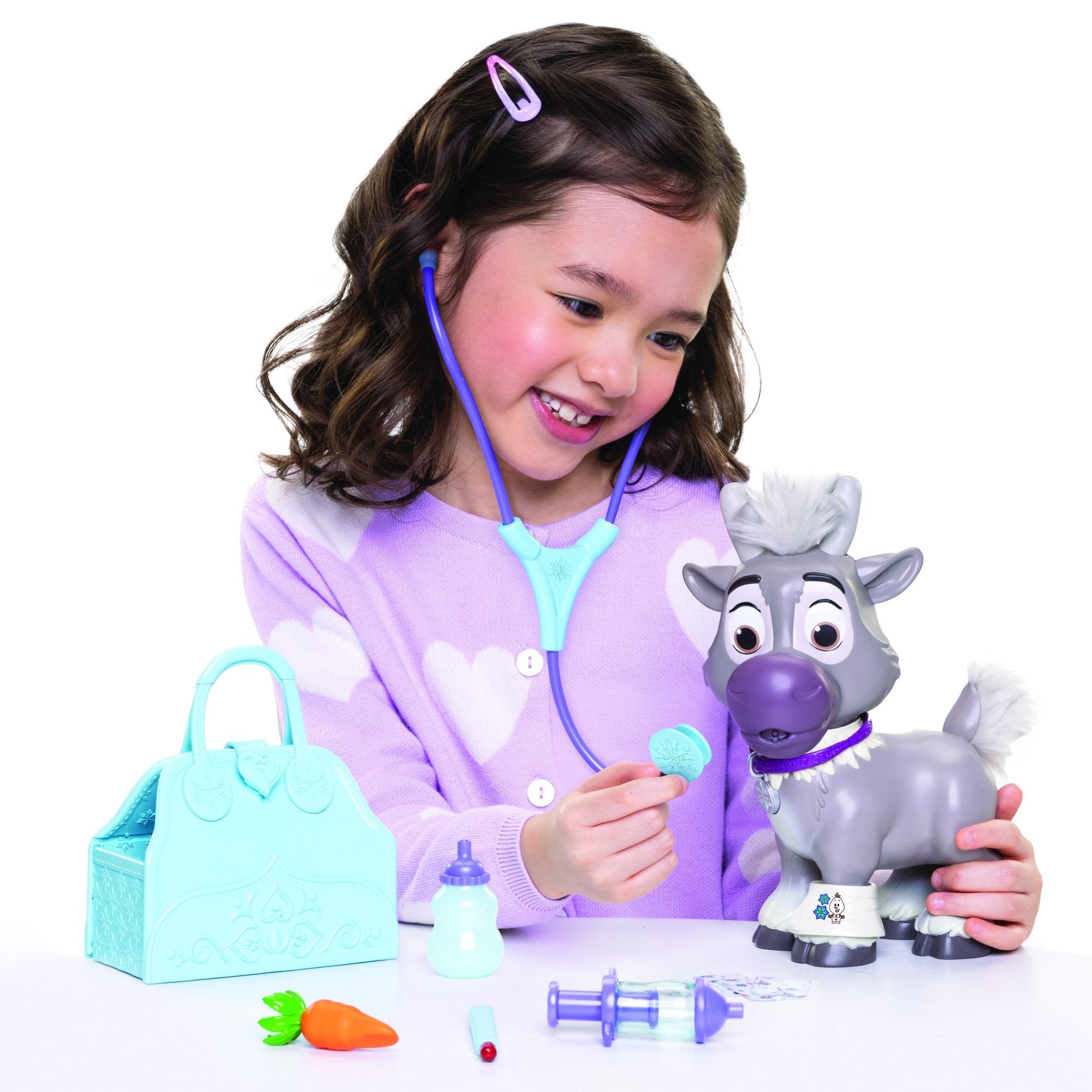 Kit De Cuidados Sven Interactivo Frozen Disney