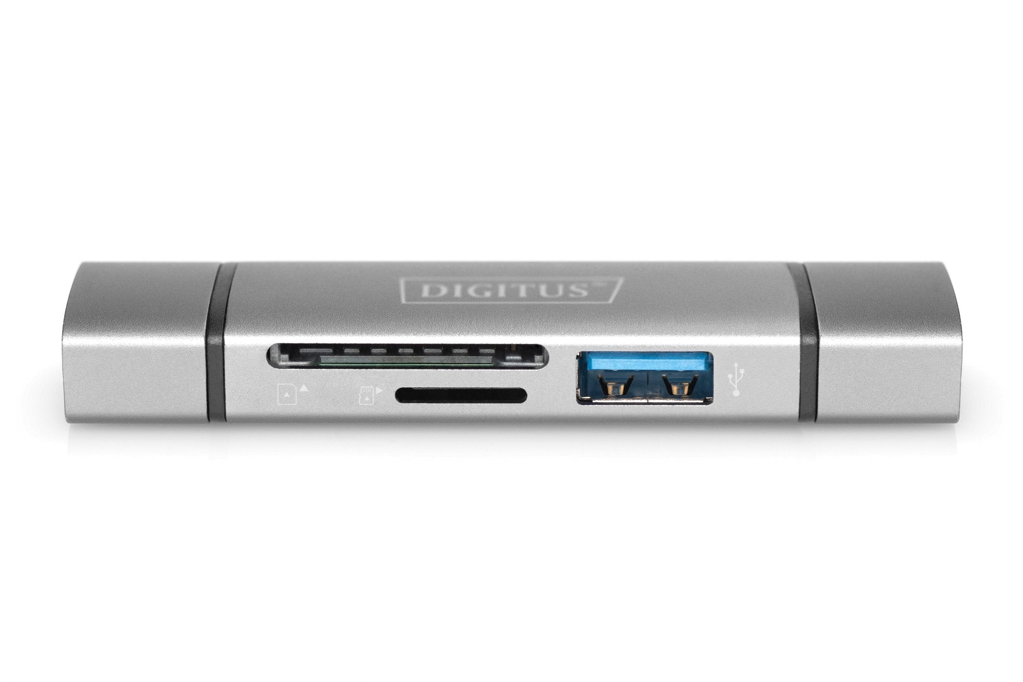 Combo Card Reader Hub Usb-C+   Accs Usb 3.0 1x Sd 1x Microsd Grey