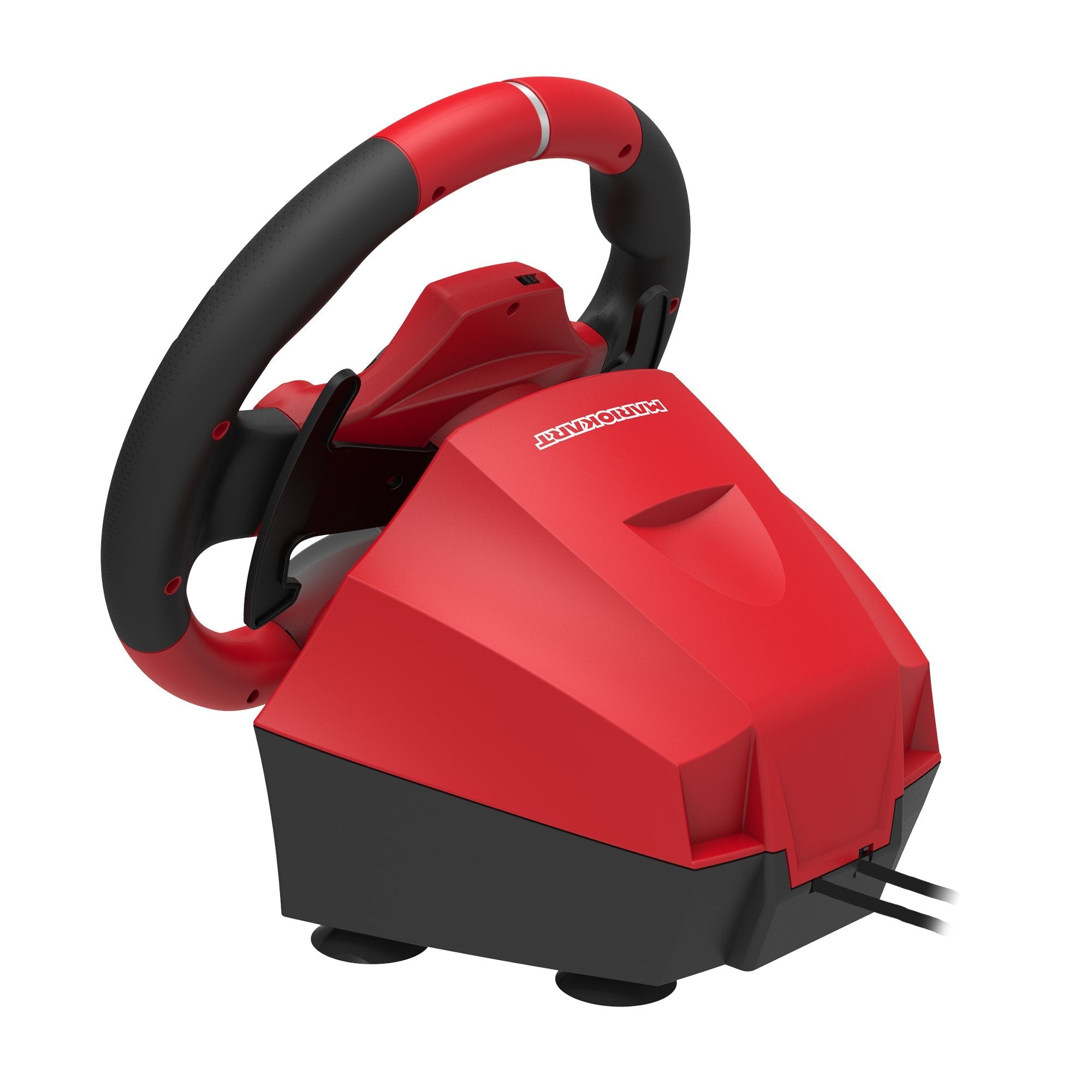 Volante De Carreras Con Pedales Hori Mario Kart Pro Deluxe Botones Programables Levas De Cambio Compatible Nintendo Switch/Pc