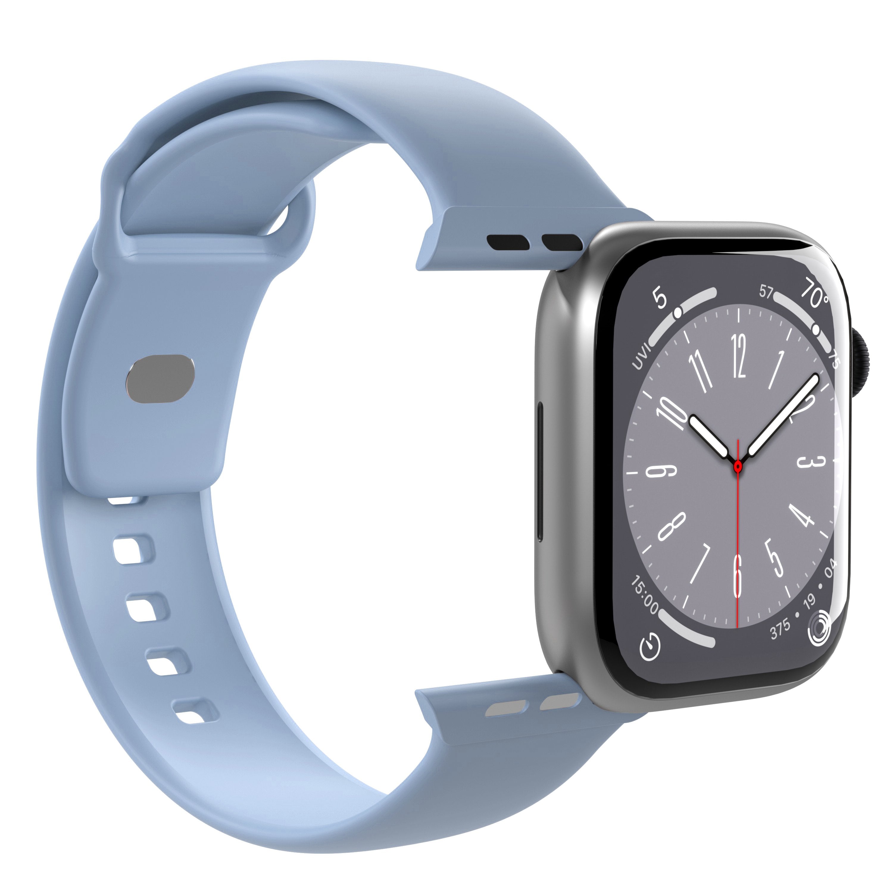 Puro Icon - Elastyczny Pasek Do Apple Watch 38/40/41 Mm (S/M & M/L) (Powder Blue)