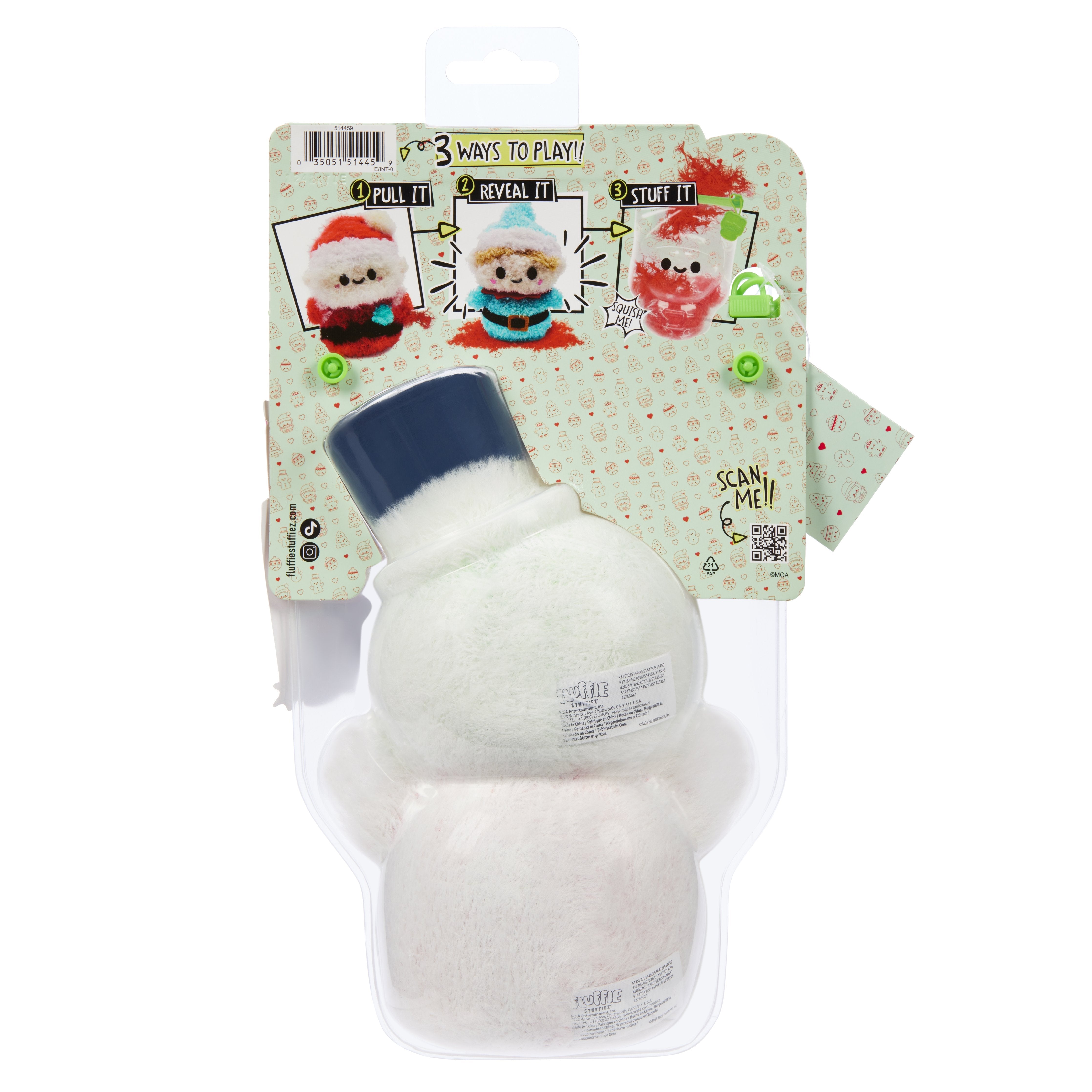 EAN 0035051514459 - MGA Entertainment Fluffie Stuffiez Small Plush - Holiday Snowman imagen 8