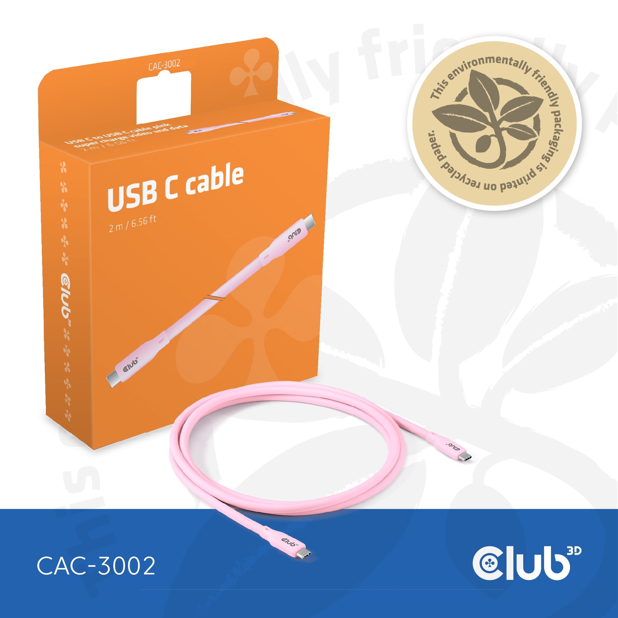 EAN 8719214472931 - CLUB3D CAC-3002 cable USB USB4 Gen 3x2 2 m USB C imagen 8