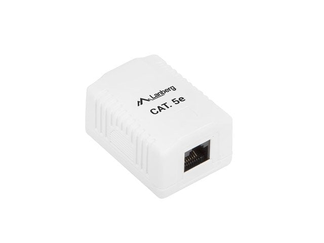 EAN 5901969404227 - Lanberg OU5-0001-W caja de tomacorriente RJ-45 Blanco imagen 2