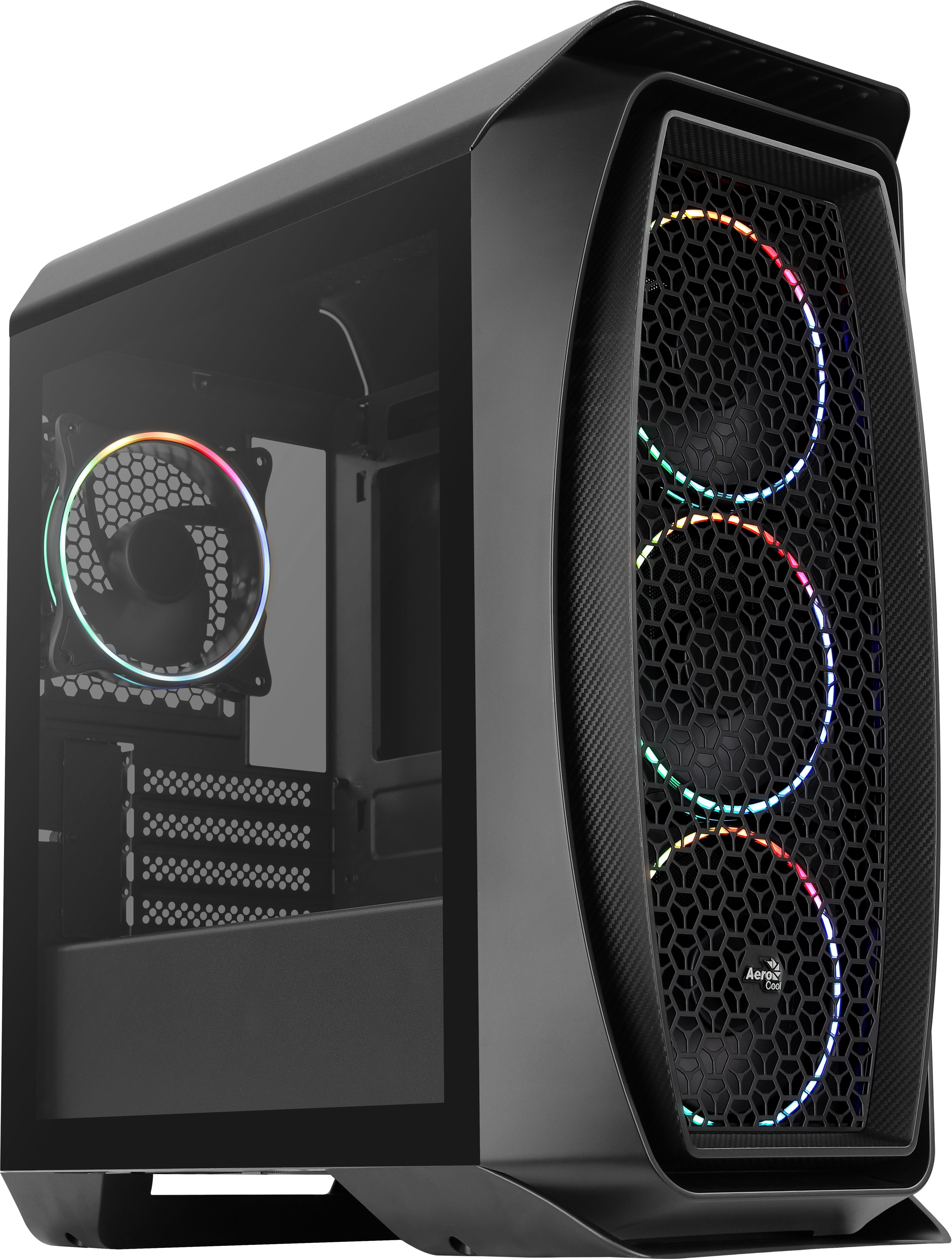 Caja Pc Aerocool Aero One Mini Eclipse Black 2*Usb 3.0 Hd Audio+Mic  Soporta Refrigeración Líquida Micro Atx/ Mini Itx