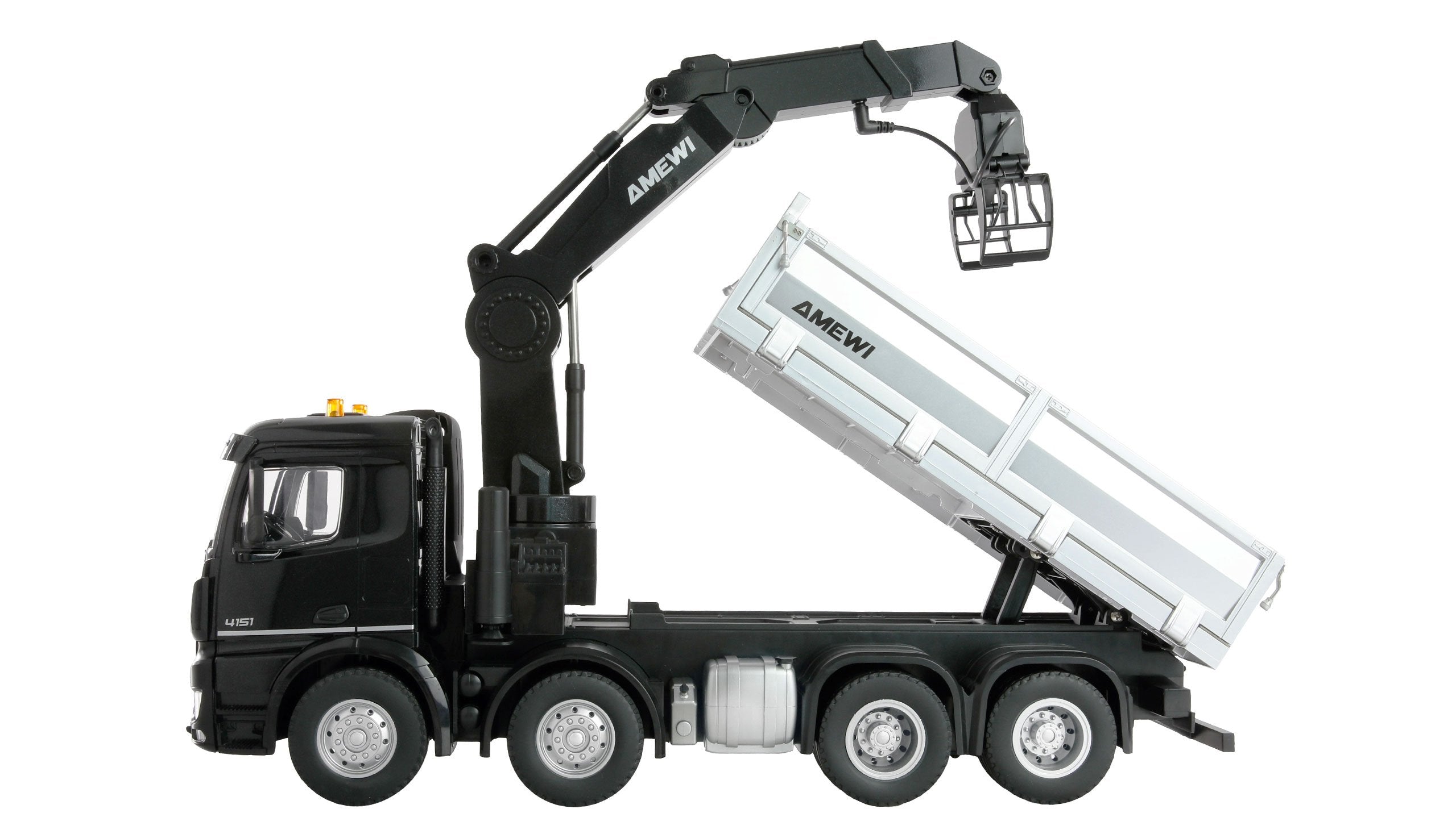 Amewi Mercedes Arocs Kranwagen M. Kipper 8x4 4 4wd 1:18 Rtr