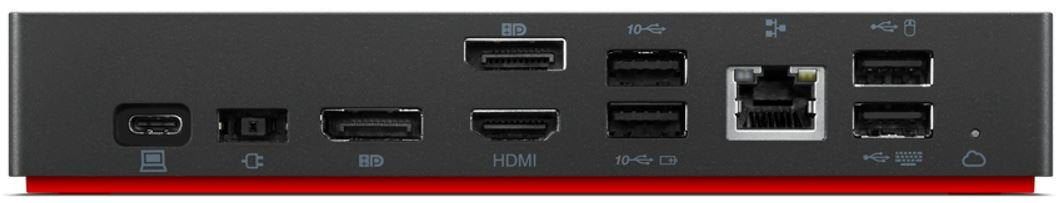 Lenovo Thinkpad Universal Thunderbolt 4 Smart Dock Alámbrico Negro
