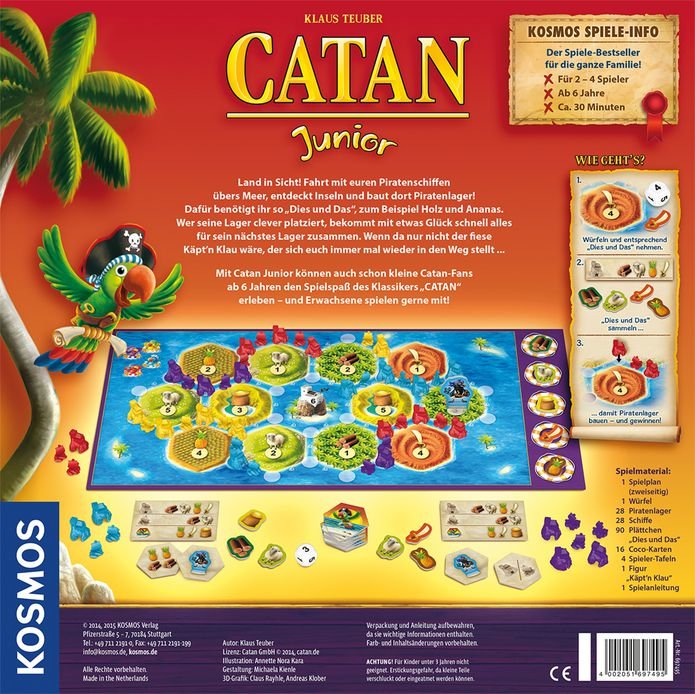 Kosmos Catan Junior, Juego De Mesa 697495
