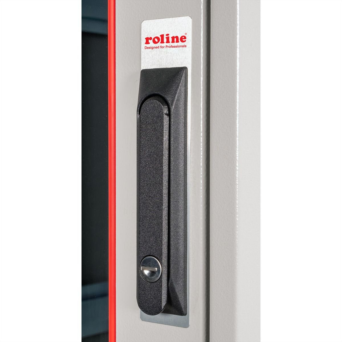 Roline 19-Zoll Netzwerkschrank Pro 26 He, 600x800 Bxt Glastr Grau