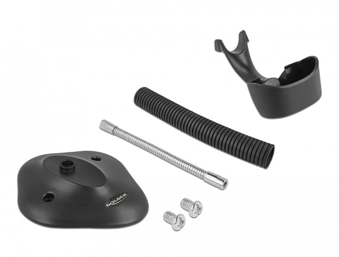 Delock Soporte Para Escáner De Código De Barras Con Soporte Flexible Negro