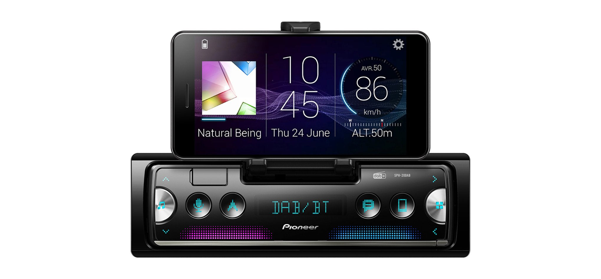 EAN 4988028466175 - Pioneer SPH-20DAB Negro 200 W Bluetooth imagen 1