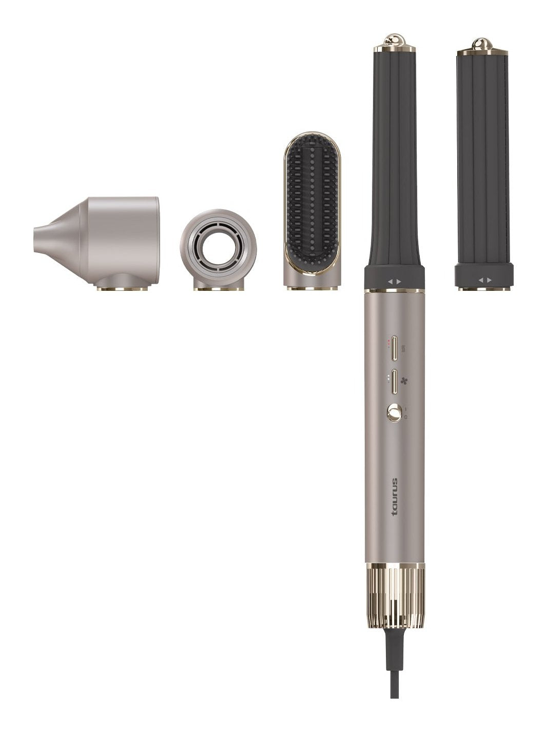 Taurus Airwave Digital Pro  Con Múltiples Accesorios Airflow Bronce 1300 W 1,8 M