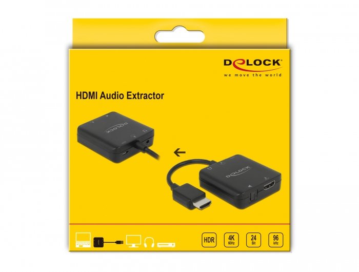 Delock Hdmi Audio Extractor 4k 60 Hz