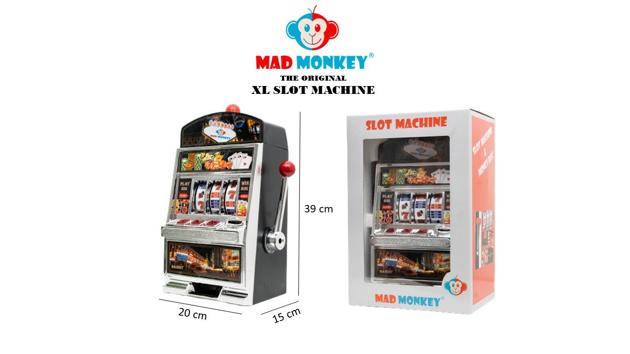 Mad Monkey - Slot Machine Xl - Spielautomat Con Spardose