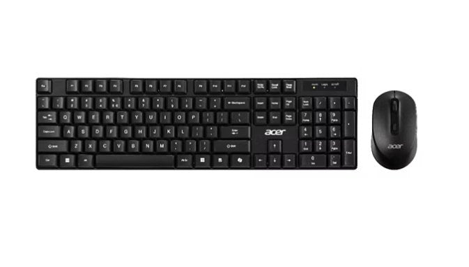 EAN 4711474332370 - Acer AAK400 teclado Ratón incluido Oficina USB Negro, Berenjena imagen 1