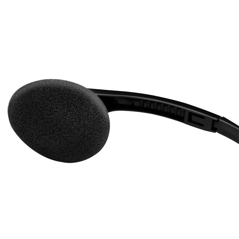 Auriculares Logilink Hs0052 On-Ear  3.5mm  Negro, 1.8m Cable
