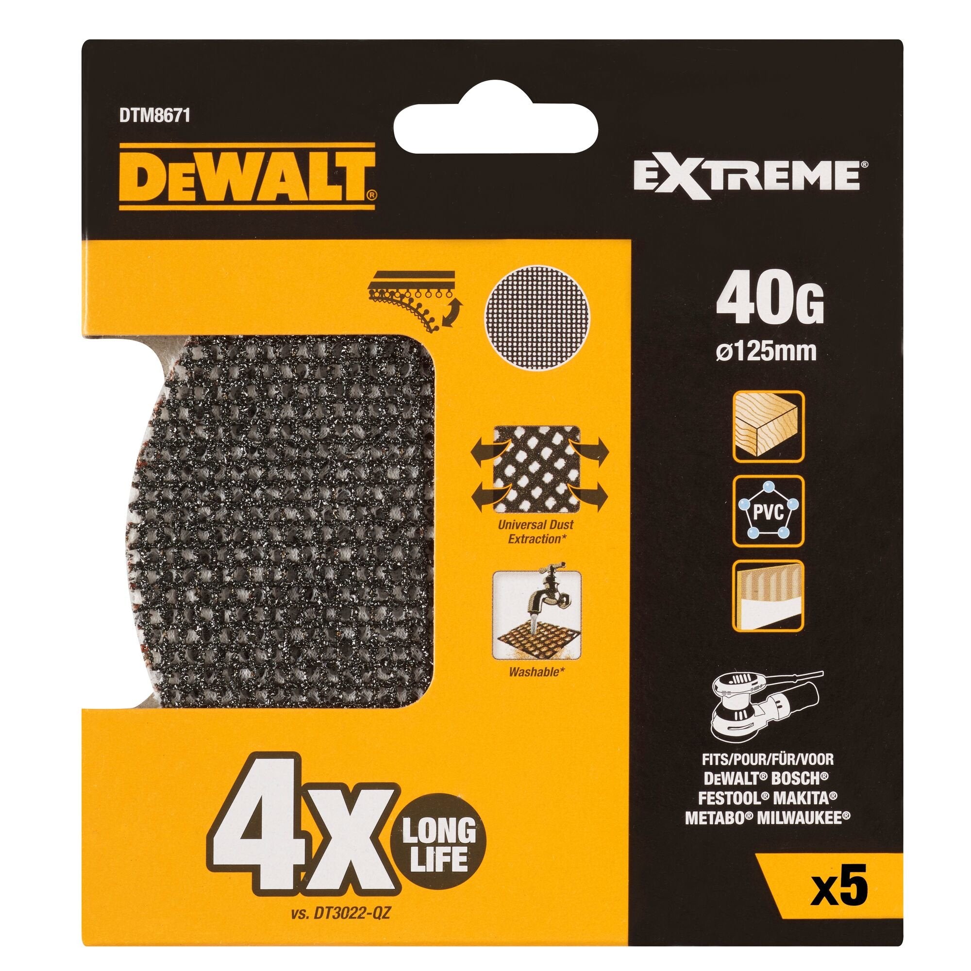 EAN 5035048543597 - DeWALT DTM8671-QZ accesorio para lijadora 5 pieza(s) imagen 2