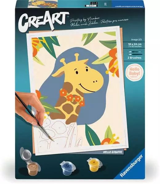 Ravensburger Creart - Hola Jirafa, Pintura 23903