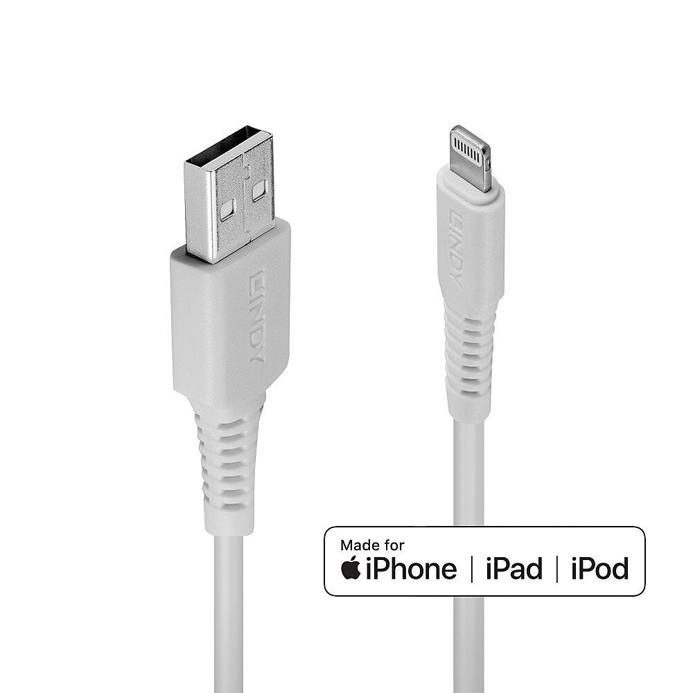 Cable Lindy 31328 De Conector Lightning 3 M Blanco