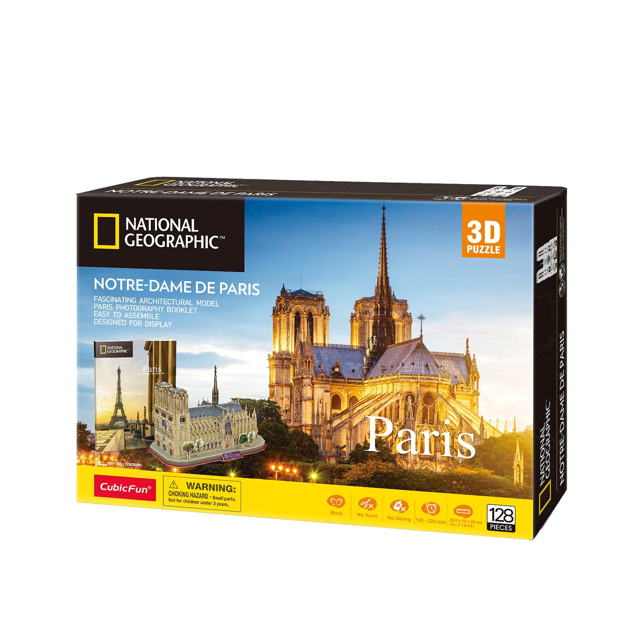 EAN 6944588209865 - CubicFun Notre Dame de Paris Puzle 3D 1 pieza(s) Edificios imagen 5