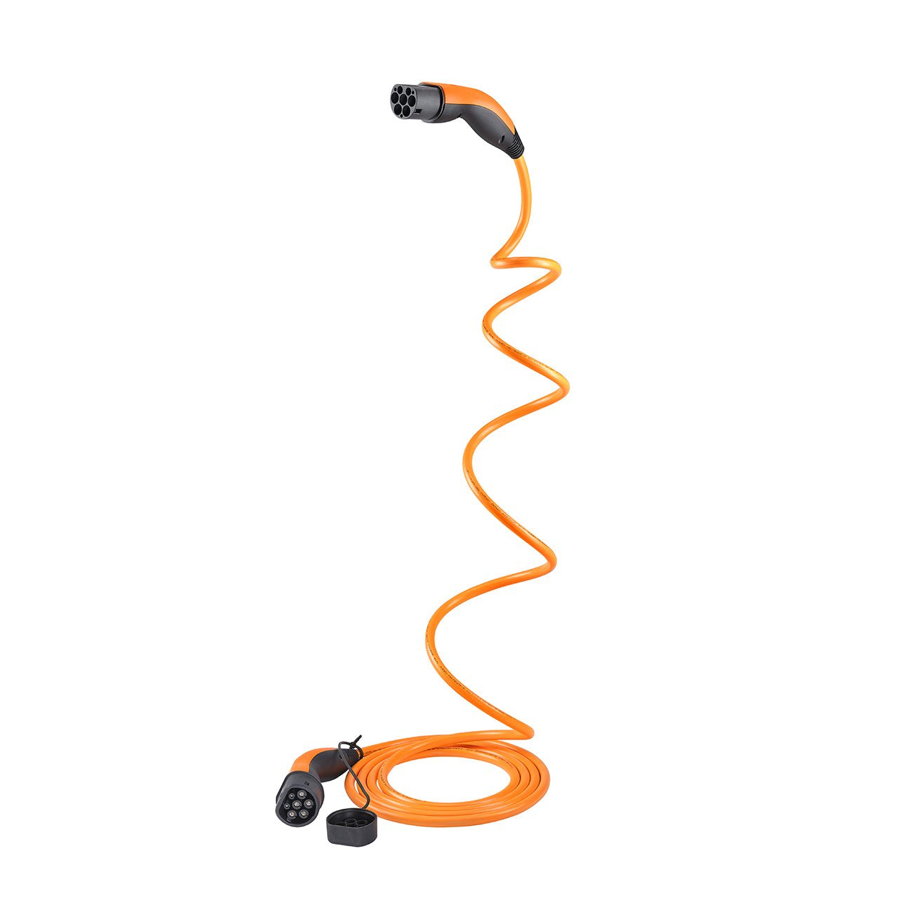 Cable Ve Carga, Tipo 2 Mennekes 32a Monofasico 7,4kw  5 Metros Liso Naranja Helix® Lapp Mobility