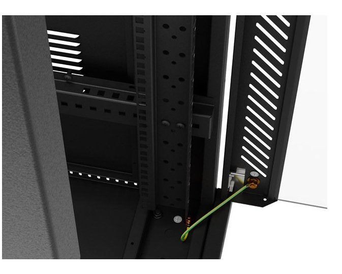 EAN 5901969446869 - Lanberg FF01-6032-12BL armario rack 32U Bastidor para instalación en suelo Negro imagen 10