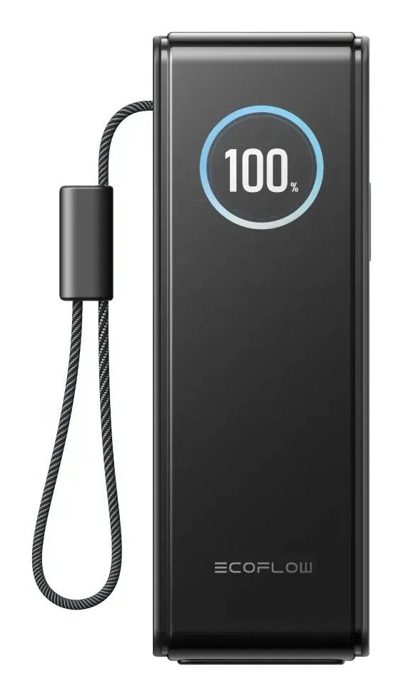 Ecoflow Rapid 25k Built-In Cable - Powerbank Black