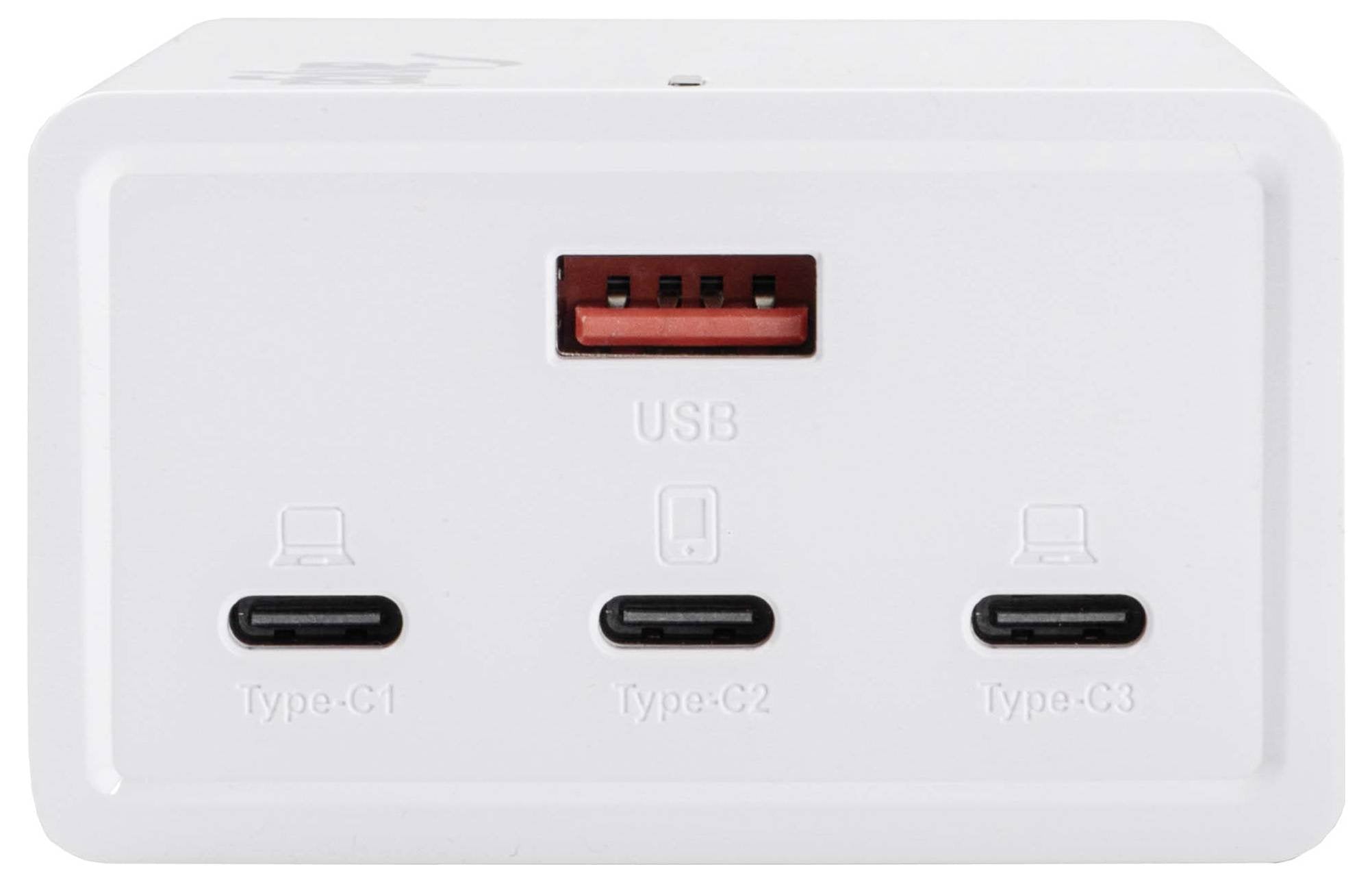 Akyga Wall Charger Ak-Ch-25 140w 3x Usb-C + Usb-A Pd Gan 5-28v 1.5-5a White