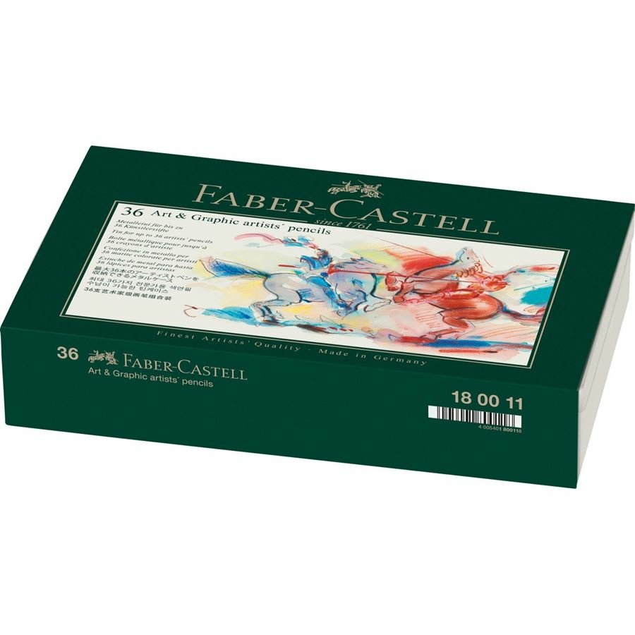 Faber-Camell Art & Graphic 36er Metalletui Leer