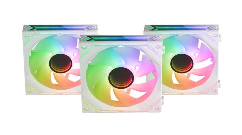 Pack 3 Ventiladores Mars Gaming Mf-Linkfinitykit 12cm Argb Blancos